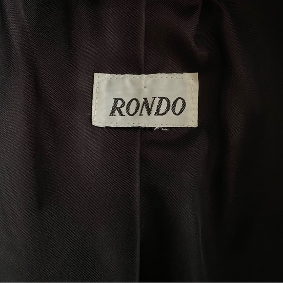 Women’s Vintage 1980’s Faux Fur Jacket Black Large - Picture 6 of 9